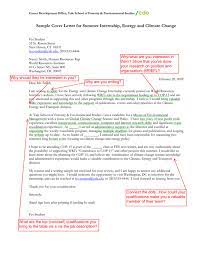 ▫ know what you bring to the table. Sample Cover Letter For Summer Internship Energy And Climate Change