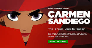 Where On Google Earth Is Carmen Sandiego A Great Geography Game Carmen Sandiego Google Earth Geography Games