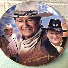 Коллекционные тарелки John Wayne Plate In Bradford Exchange