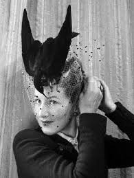 White Bird With Crazy Hair Vintage Bird Hats Hats Vintage Vintage Birds Crazy Hats