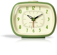Top deals for amazon prime day 2021. Amazon Com Kikkerland Retro Alarm Clock 1 Ea Green Home Kitchen