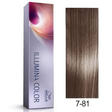 Illumina color permanent cream color, a sheer color that's luminous in every kind of light. Tinte Illumina Color 7 81 Wella Rubio Medio Perla Ceniza 60ml