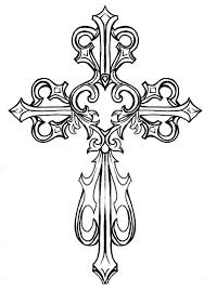 Coloring Rocks Cross Coloring Page Cross Art Coloring Pages