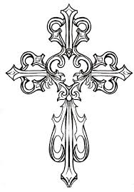 Largest collection of free embroidery designs at ann the gran. Coloring Rocks Cross Coloring Page Cross Drawing Cross Art