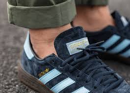 Free delivery until 31st january. Buy Online Adidas Handball Spezial In Collegiate Navy Clear Sky Gum Asphaltgold