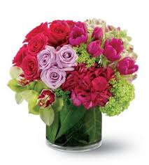 Send virtual flowers by text. Floral Fantasia Tulips Arrangement Virtual Flowers Flower Delivery