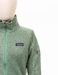 Made of warm, recycled polyester fleece and fair trade certified™ sewn—shop the better sweater® collection for women at patagonia.com. Patagonia Women S Better Sweater Fleece Jacket Gypsum Green Clothing From Fat Buddha Store Uk