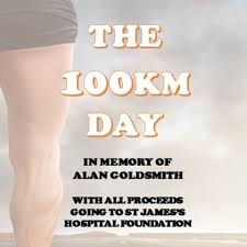 Fundraiser for Simon Goldsmith by Alex Hassett : The 100km Day For St  James's Hospital Foundation