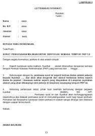 Contoh Surat Rentas Negeri Dari Majikan New Letter Website