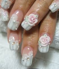 We obviously included floral nail art. 20 Stunning Wedding Nails Designs For 2019 Crazyforus