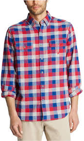 Nautica Red Fitted Mens Shirts Shopstyle