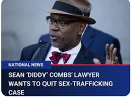 SEAN 'Diddy' COMBS FALL FROM GRACE. WHAT'S THE DEFENSE NEXT MOVE, AS HE  LOSES ONE OF HIS DEFENSE TEAM.