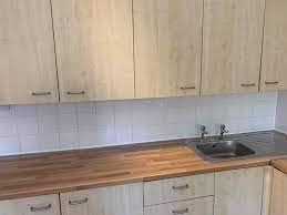 Wood is naturally resistant to germs and bacteria, and a solid piece of wood is very resistant to cracking and breaking. Woman Revamps The Kitchen She Hated For Just 45 Using B Q Worktop Stickers