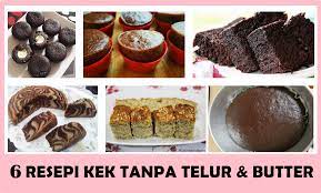 Biasanya bolu dikreasikan dengan beragam varian rasa seperti cokelat, vanila 2. 6 Resepi Kek Mudah Tanpa Telur Dan Butter