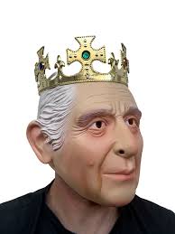 King Charles III Maske Britischer Monarch Königliche Familie Latex  Prinzenmaske