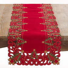 When scanned, some of the lines on the original chart were light, making the 1919 chart challenging to follow. Saro Pandoro Collection Holiday Christmas Tree Table Runner Red 68 Inches Long X 16 Inches Wide