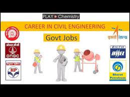 Govt Jobs For Civil Engineers Youtube Civil Engineering Jobs Engineering Careers Engineering