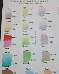 Working On Color Combo Swatches With Copic And Winsorandnewton Markers Notice That This Isn T A Blending Color Combos Color Blending Alcohol Markers