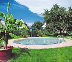 Konifera Rundpool Mit Edelstahl Tiefbeckenleiter In 3 Grossen Ab 849 99 Fur Den Erdeinbau Beidseitig Verzinkte Sta Schwimmbader Hinterhof Gartenpools Pool