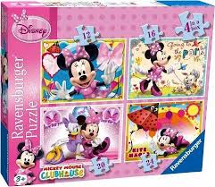 Disney princess little kingdom cinderella's total fairytale gift set $32.99. 4005556072552 Disney Minnie Mouse 12 16 20 24 Piece 4 Jigsaw Puzzle