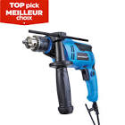 6A Corded Variable Speed Hammer Drill & 50-pc Screwdriver & Drill Bit Set, 1/2-in Mastercraft