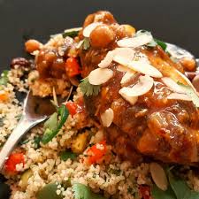 Feb 05, 2019 · i often serve this moroccan chicken tagine with plain couscous (super easy to make following the package instructions). Moroccan Chicken Tagine With Baked Rainbow Couscous The Dutch Foodie