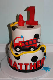 Birthday Cake On Fire Image Fire Truck Cake First Birthday Fire Truck Cake Truck Birthday Cakes Firetruck Birthday Birthday Cake With Photo