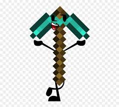 Hoes use 1 durability when used as a weapon. Diamond Pickaxe Png Transparent Png 670x748 1944316 Pinpng