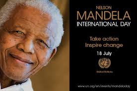 Do you know about today? Today is 18 july.It is the birthday of Nelson  Mendela.He was born in 18 july, 1918.He started primary school in 1925.His  father was died in 1930.He admitted