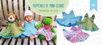 Puppenkleidung nähen für weiche puppen. Puppenkleid Nahen Mit Mini Elodie Neu Im Shop