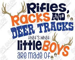 Download Rifles Racks And Deer Tracks Custom Diy Iron On Vinyl Little Boy S Shirt Decal Cutting File In Svg Eps Dxf Jpeg And Png Format