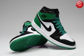 Jordan 1 Low White Black Green Buy 332550 101 Boston Celtics Air Jordan 1 Retro White Black Green Outlet Sale Air Jordans Jordans New Basketball Shoes