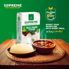 Supreme Real Maize Flour. It's Tasty & Healthy!