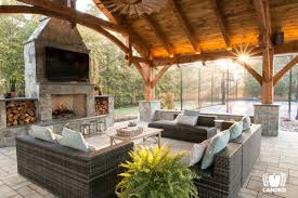 Pictures of outdoor patios with fireplaces. Outdoor Spaces Landed
