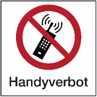 Am arbeitsplatz direkt kann das verbot umfassend wirken. Handyverbot Schilder Aufkleber Online Kaufen Seton