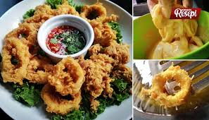 Sotong goreng tepung rangup cecah sos chili dan mayonise. Rahsia Buat Sotong Goreng Rangup Pakai Tepung Gandum Sotong Melekat Elok Jer Kongsi Resepi