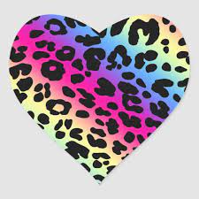 Neon Rainbow Leopard Pattern Print Classic Round Sticker Zazzle Com In 2020 Leopard Print Wallpaper Print Patterns Neon Rainbow
