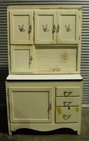 vintage hoosier kitchen cabinet with