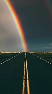 Rainbow Road Nature Cool Wallpapers Photography Nice Https Weheartit Com Entry 324250962 Beautiful Wallpapers Rainbow Aesthetic Aesthetic Wallpapers