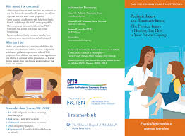 Primary Care Provider Brochure For Children After An Injury Acute Stress Primary Care Pediatrics