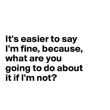 It's giving me here, kenny runs into nate and asks what are you doing these days? It S Easier To Say I M Fine Because What Are You Going To Do About It If I M Not Post By Jodiet On Boldomatic