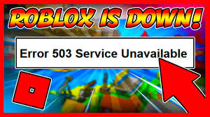 Roblox error code 503 is a service error that many of you might have experienced at times and the error arises due to server issues and can only be fixed by the developers. Roblox Error 503 Roblox Is Down Roblox 503 Error Youtube