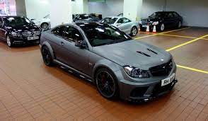 I think the matte/satin/flat is too played out in black. Mercedes Benz C63 Amg Black Series In Matte Seal Gray By Mode Carbon Gtspirit