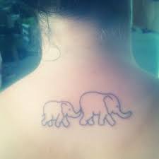 Two Elephant Tattoo Elephant Tattoo Baby Tattoos Elephant Tattoos