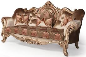 Bordeaux cushioned sofa 0d14t castelle. Casa Padrino Luxury Baroque Sofa Bronze Brown Bordeaux Red 233 X 89 X H 115 Cm Living Room Furniture Baroque Furniture