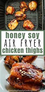 Air Fryer Chicken Thighs From Fresh Or Frozen Everyday Family Cooking Recipe Air Fryer Dinner Recipes Air Fryer Recipes Chicken Air Fryer Chicken Thighs