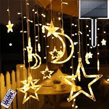 Article by country living magazine. Multicolor Solar Star Moon Curtain Lights Fairy Lights Solar Powered Hanging String Lights For Window Fence Tent Garden Patio Home Outdoor Decoration Outdoor String Lights Home Kitchen Alfrayan Org Sa