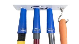 Magnetic Style Ceiling Mop Broom Holder W Magnetic Grips For Hanging Mops Brooms Other Items Restore Style Fun Mop Storage Cleaning Mops Cleaning Tools