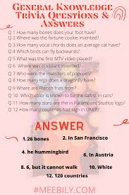 It's actually very easy if you've seen every movie (but you probably haven't). Quiz Questions And Answers Artofit