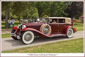 1930 Cord L 29 Sport Phaeton Antique Cars Classic Cars Classic Cars Vintage